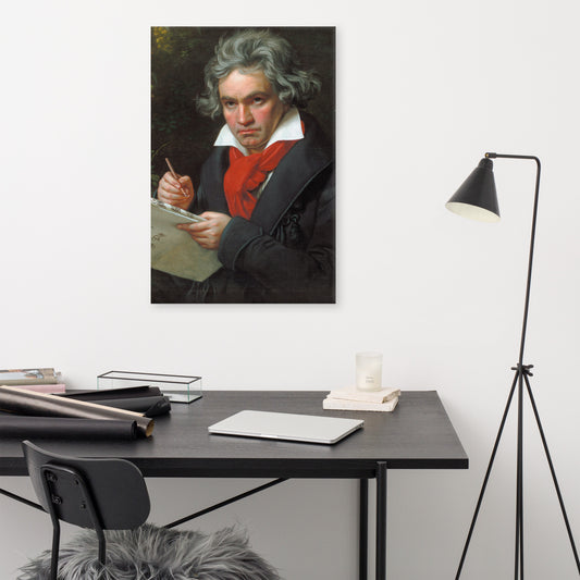Beethoven Portrait on Canvas