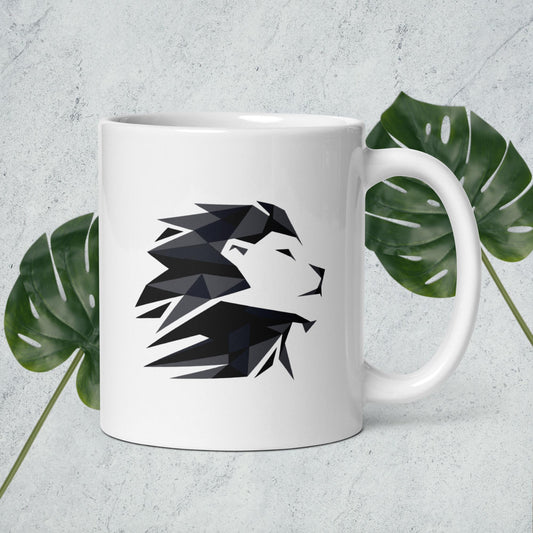 Leonart Lion-head Logo Mug (white)